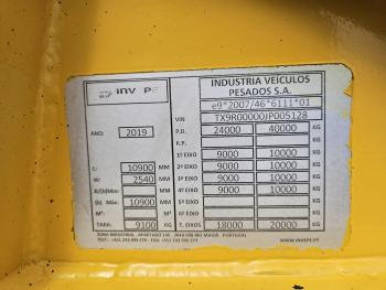 Invepe Joluso DIEPLADER / OPRIJ - MACHINE TRANSPORT 4 AXLE